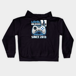 11th Birthday Gamer 11 Year Old Funny Bday Boy Eleven Son Kids Hoodie